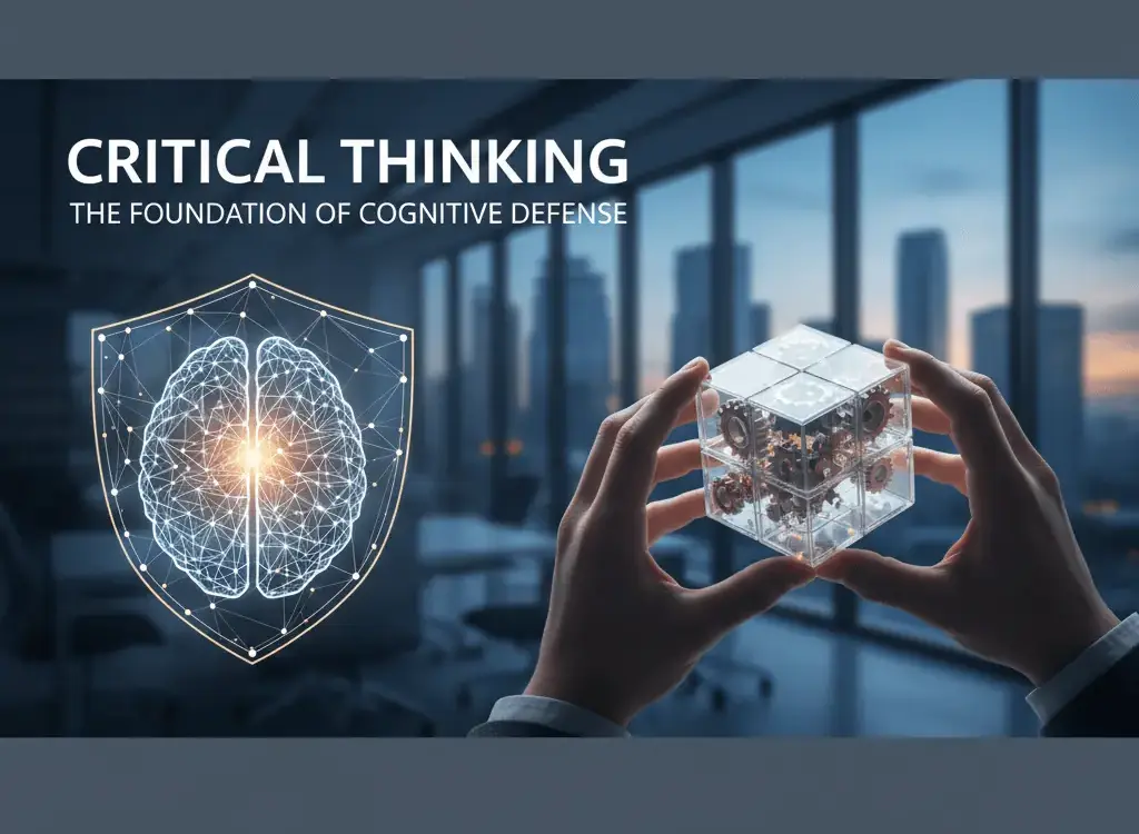 Image for Critical thinking: the foundation of cognitive defense