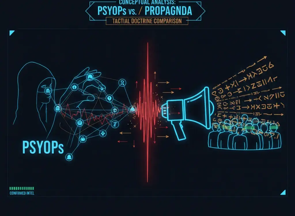 Psyops vs propaganda: Operational distinctions in modern cognitive warfare