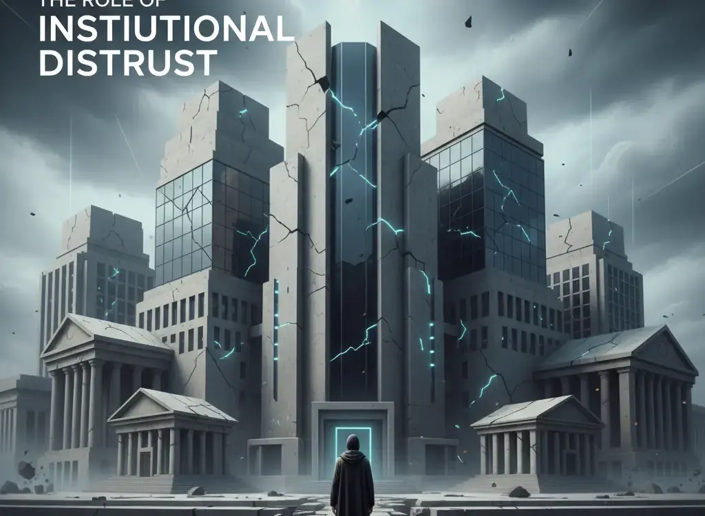 Talking about the role of institutional distrust