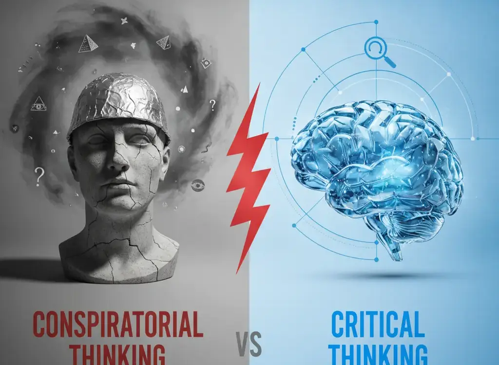 Image for Conspiratorial vs Critical Thinking: An Analytical Framework